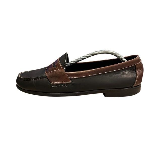 Cole Haan Men\'s Two-Tone  brown Leather Penny Loafers Size 11.5 Multicolor‎ main image 7